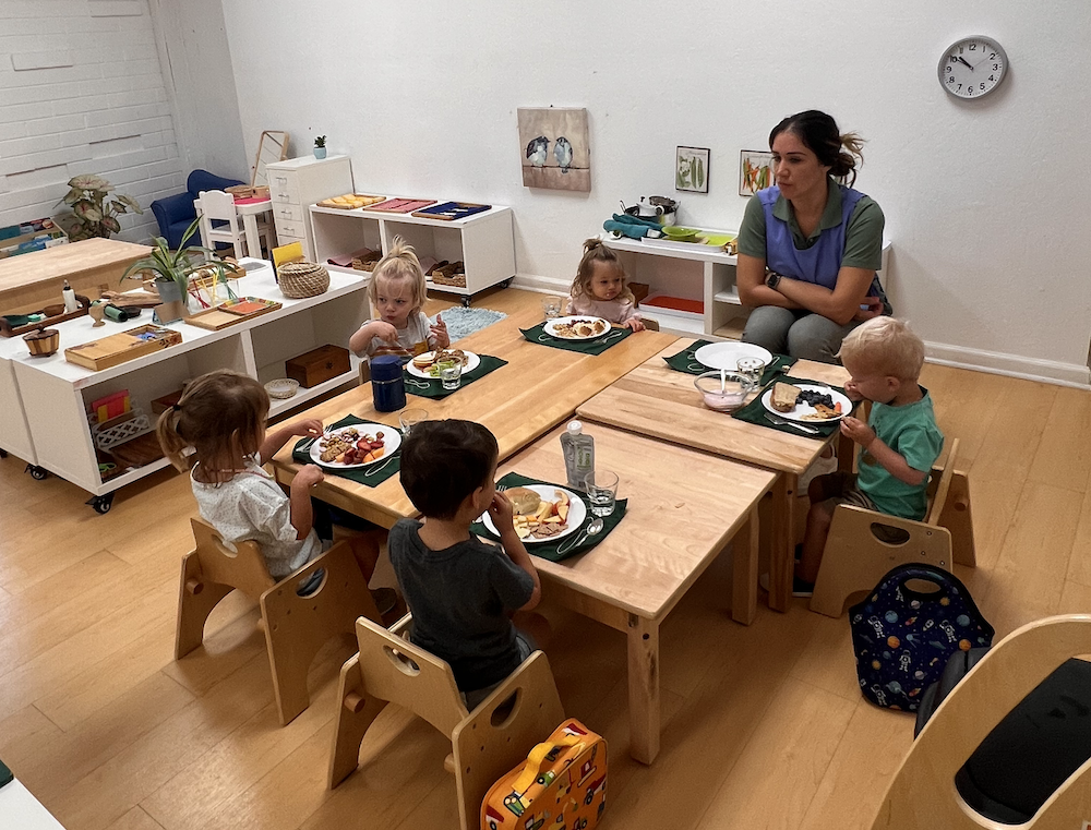 Montessori mealtime